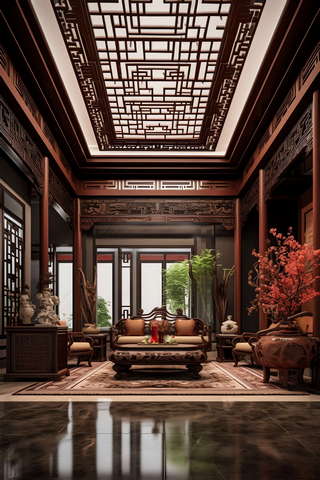 图片[11]-全球设计案例智能库_OJBKAI.COM古典中式客厅Midjourney灵感图库-_设计智库－全球设计案例智能库_OJBKAI.COM-全球设计案例智能库_OJBKAI.COM设计智库