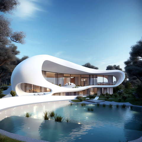 图片[4]-全球设计案例智能库_OJBKAI.COM别墅建筑外观未来科技感Midjourney灵感图库-_设计智库－全球设计案例智能库_OJBKAI.COM-全球设计案例智能库_OJBKAI.COM设计智库