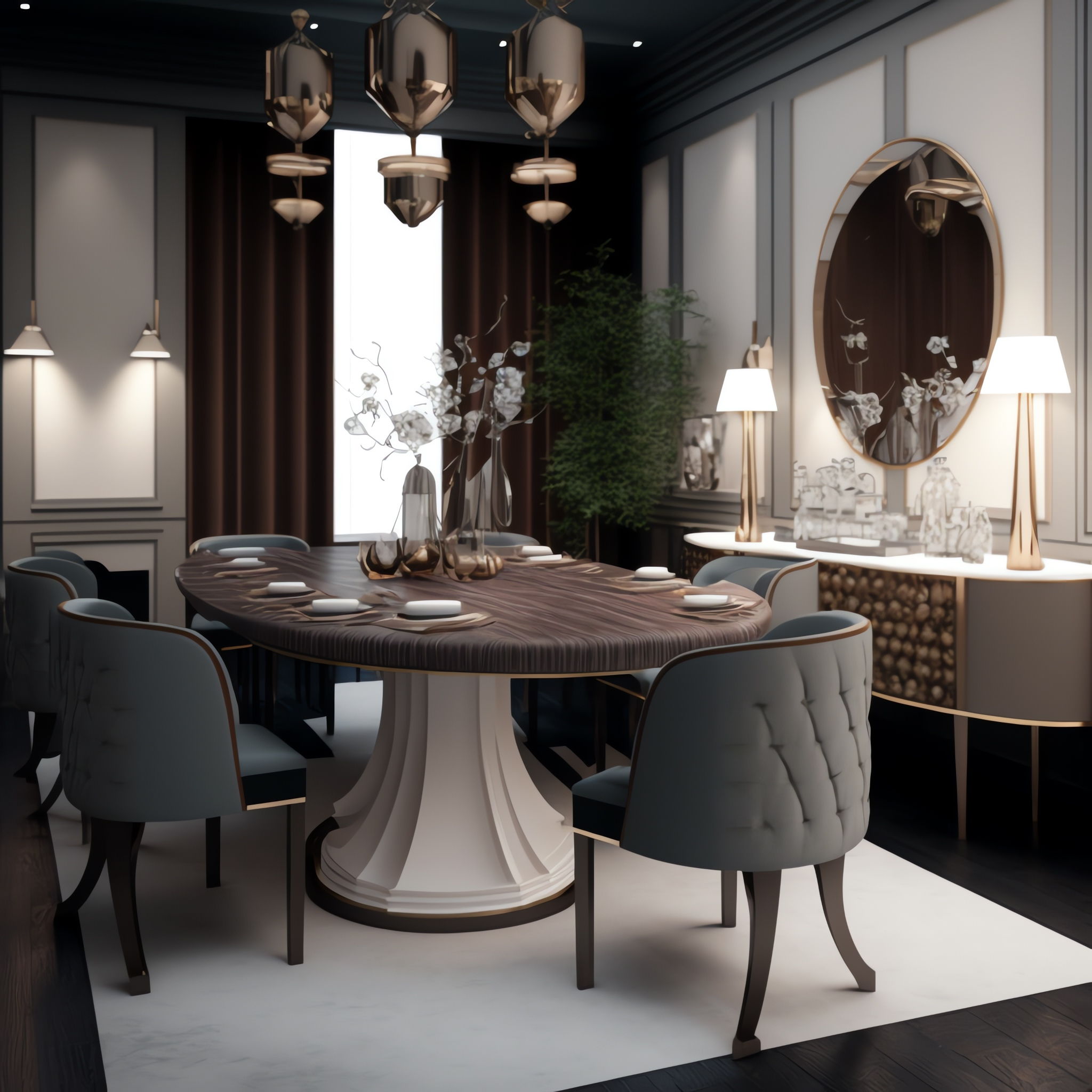 图片[44]-全球设计案例智能库_OJBKAI.COM轻奢简欧客餐厅_Midjourney灵感图库-全球设计案例智能库_OJBKAI.COM设计智库