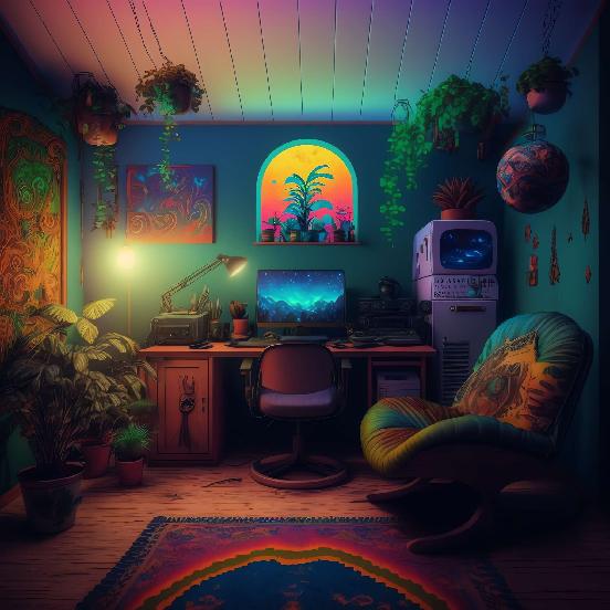 图片[15]-全球设计案例智能库_OJBKAI.COM赛博朋克风霓虹灯设计男孩房1_Midjourney灵感图库-_设计智库－全球设计案例智能库_OJBKAI.COM-全球设计案例智能库_OJBKAI.COM设计智库