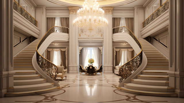 图片[63]-全球设计案例智能库_OJBKAI.COM别墅庄园新古典楼梯Midjourney灵感图库-_设计智库－全球设计案例智能库_OJBKAI.COM-全球设计案例智能库_OJBKAI.COM设计智库