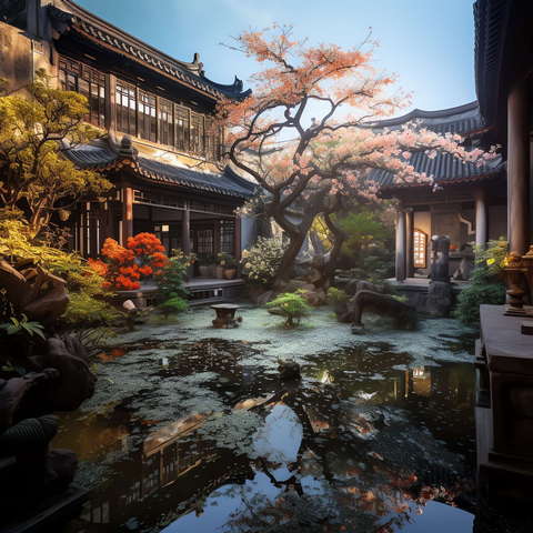 图片[31]-全球设计案例智能库_OJBKAI.COM别墅庭院景观Midjourney灵感图库-_设计智库－全球设计案例智能库_OJBKAI.COM-全球设计案例智能库_OJBKAI.COM设计智库