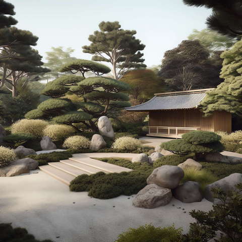 图片[4]-全球设计案例智能库_OJBKAI.COM别墅庭院日式枯山水Midjourney灵感图库-_设计智库－全球设计案例智能库_OJBKAI.COM-全球设计案例智能库_OJBKAI.COM设计智库