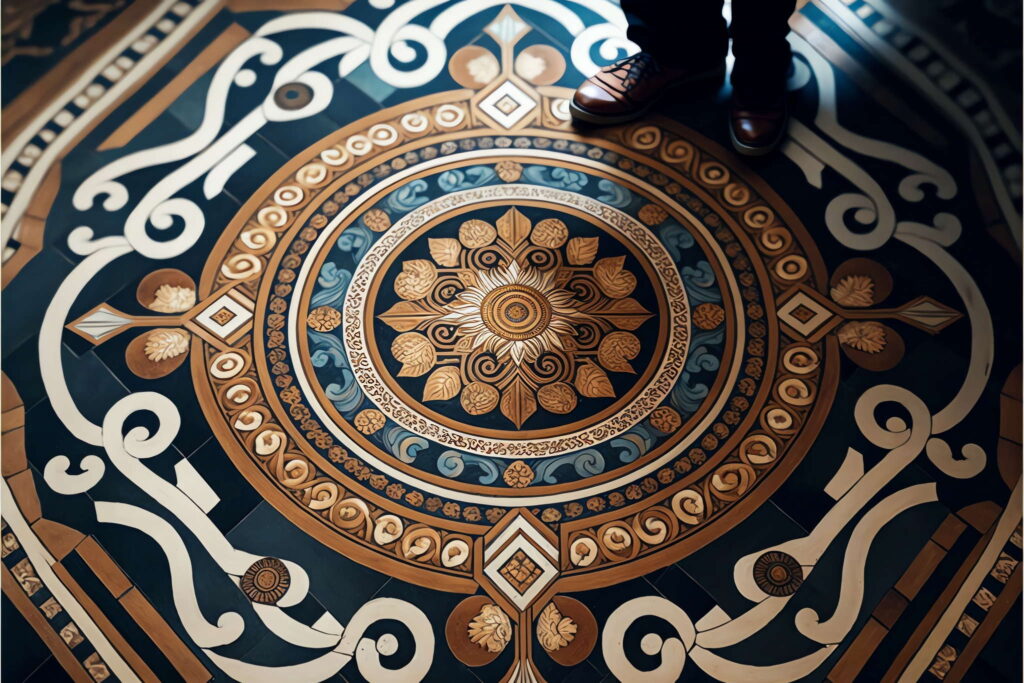 图片[22]-全球设计案例智能库_OJBKAI.COM地面拼花Midjourney灵感图库-_设计智库－全球设计案例智能库_OJBKAI.COM-全球设计案例智能库_OJBKAI.COM设计智库