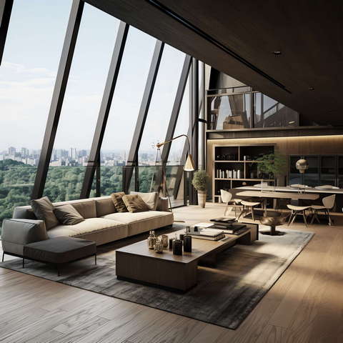 图片[16]-全球设计案例智能库_OJBKAI.COM现代挑高客厅_Midjourney灵感图库673p-全球设计案例智能库_OJBKAI.COM设计智库