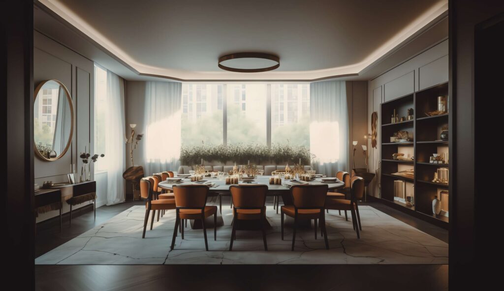 图片[8]-全球设计案例智能库_OJBKAI.COM家装新中式餐厅Midjourney灵感图库-_设计智库－全球设计案例智能库_OJBKAI.COM-全球设计案例智能库_OJBKAI.COM设计智库