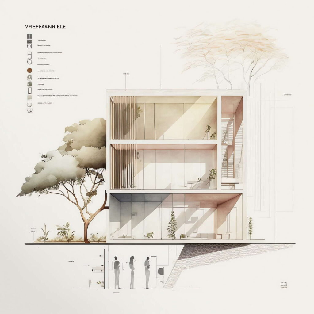 图片[2]-全球设计案例智能库_OJBKAI.COM建筑剖面图Midjourney灵感图库-名师联智库－全球设计案例智能库名师联素材平台-全球设计案例智能库_OJBKAI.COM设计智库