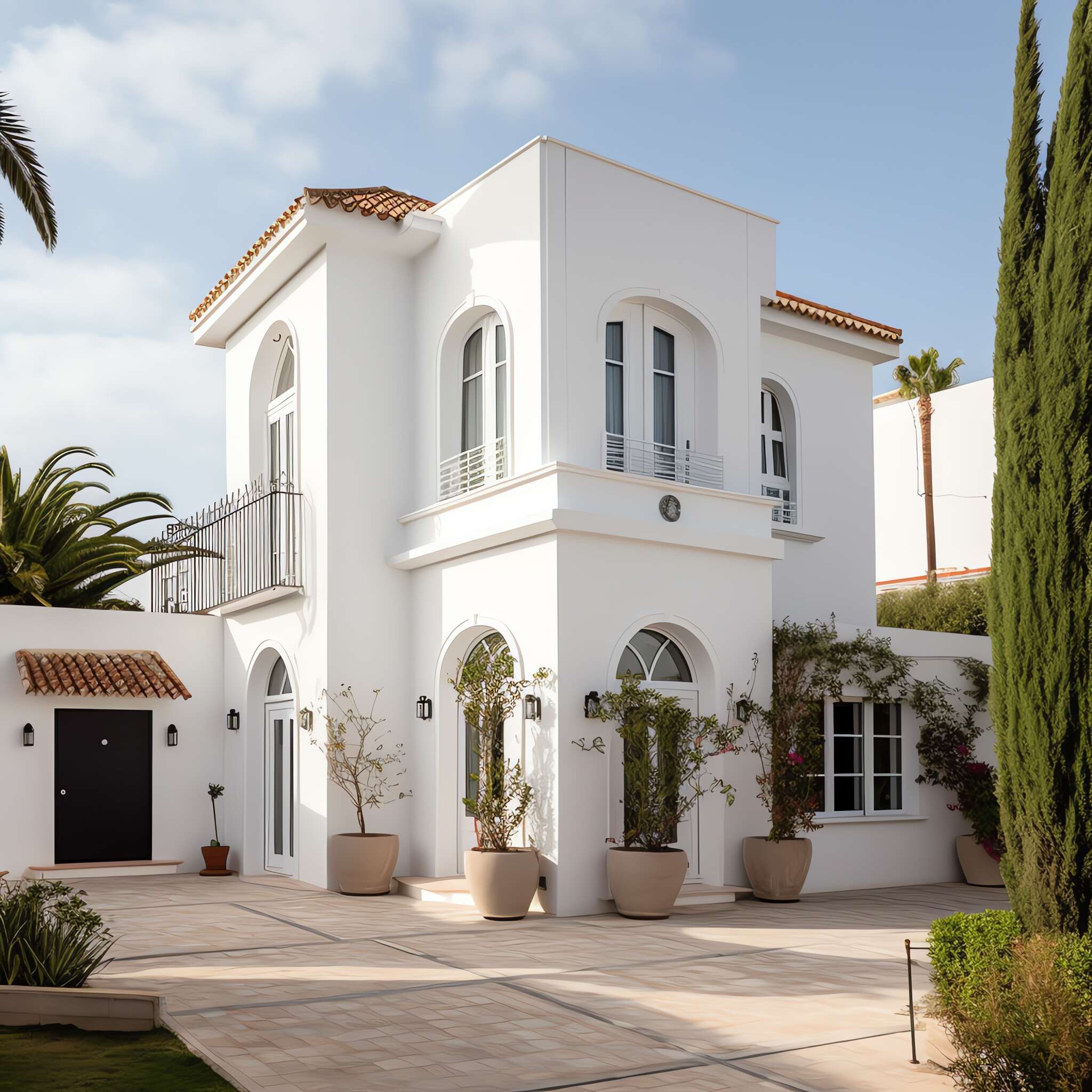 田园风别墅Midjourney灵感图库-_设计智库－全球设计案例智能库_OJBKAI.COM-全球设计案例智能库_OJBKAI.COM设计智库