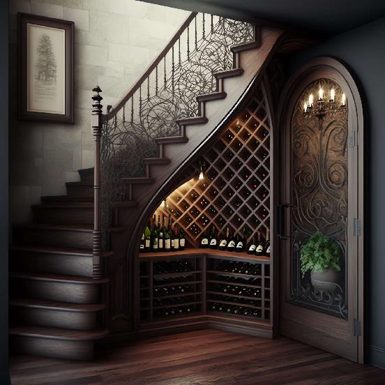 怀旧复古酒窖设计Midjourney灵感图库-_设计智库－全球设计案例智能库_OJBKAI.COM-全球设计案例智能库_OJBKAI.COM设计智库
