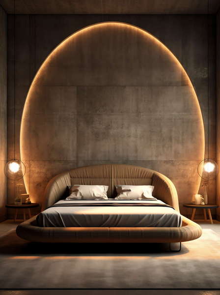 现代前卫艺术风格床Midjourney灵感图库-_设计智库－全球设计案例智能库_OJBKAI.COM-全球设计案例智能库_OJBKAI.COM设计智库