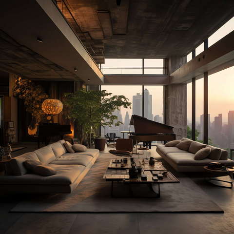 图片[17]-全球设计案例智能库_OJBKAI.COM现代挑高客厅_Midjourney灵感图库673p-全球设计案例智能库_OJBKAI.COM设计智库