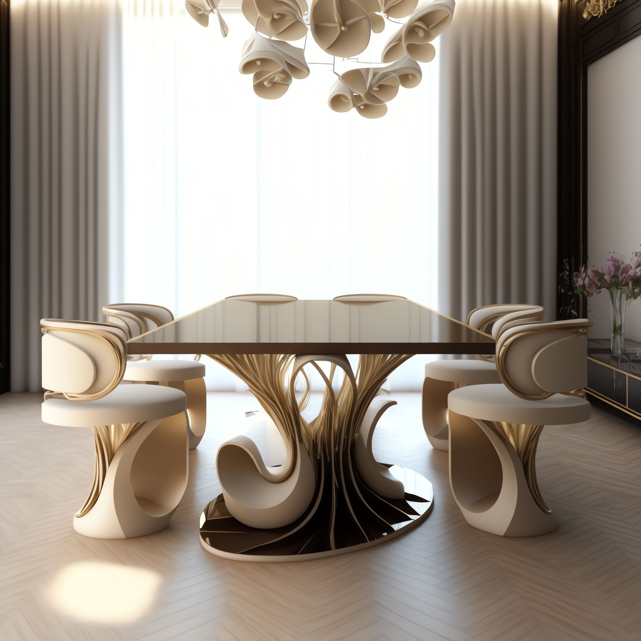 图片[54]-全球设计案例智能库_OJBKAI.COM轻奢简欧客餐厅_Midjourney灵感图库-全球设计案例智能库_OJBKAI.COM设计智库