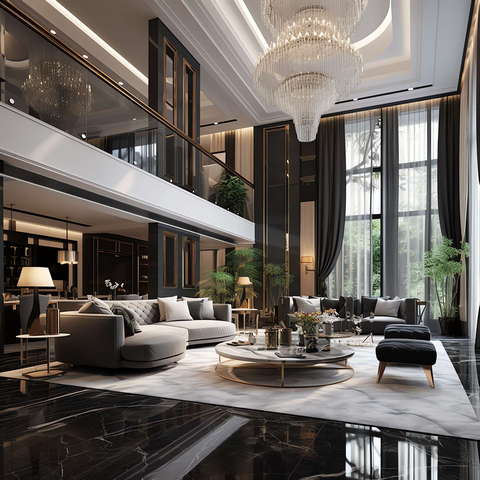 图片[46]-全球设计案例智能库_OJBKAI.COM现代前卫时尚挑高客厅Midjourney灵感图库-_设计智库－全球设计案例智能库_OJBKAI.COM-全球设计案例智能库_OJBKAI.COM设计智库