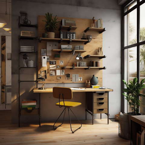 图片[4]-全球设计案例智能库_OJBKAI.COM工业风格书房Midjourney灵感图库-_设计智库－全球设计案例智能库_OJBKAI.COM-全球设计案例智能库_OJBKAI.COM设计智库