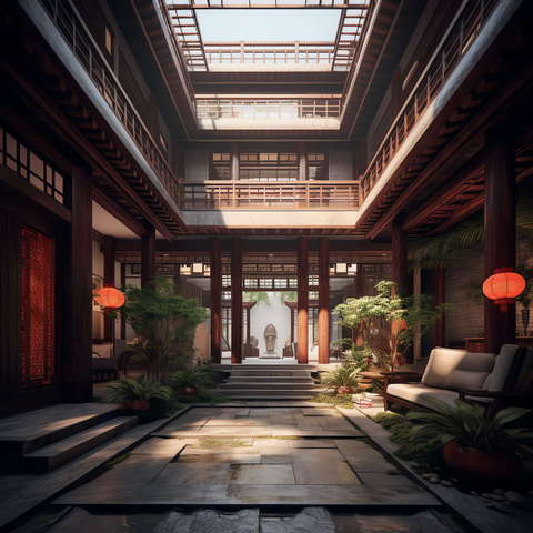 图片[3]-全球设计案例智能库_OJBKAI.COM古典中式客厅Midjourney灵感图库-_设计智库－全球设计案例智能库_OJBKAI.COM-全球设计案例智能库_OJBKAI.COM设计智库