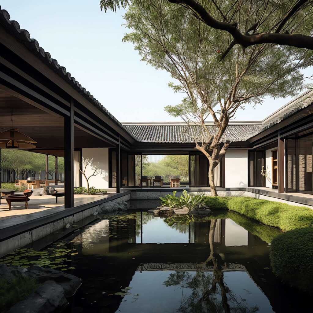 图片[43]-全球设计案例智能库_OJBKAI.COM中式别墅庭院Midjourney灵感图库-_设计智库－全球设计案例智能库_OJBKAI.COM-全球设计案例智能库_OJBKAI.COM设计智库