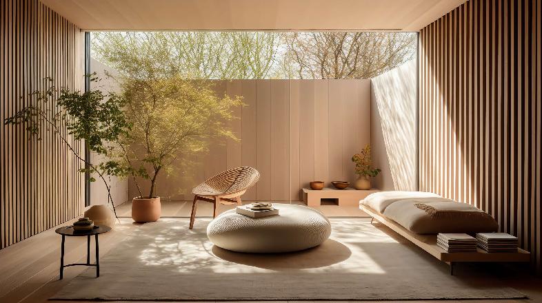 图片[134]-全球设计案例智能库_OJBKAI.COM侘寂风客厅住宅Midjourney灵感图库-_设计智库－全球设计案例智能库_OJBKAI.COM-全球设计案例智能库_OJBKAI.COM设计智库