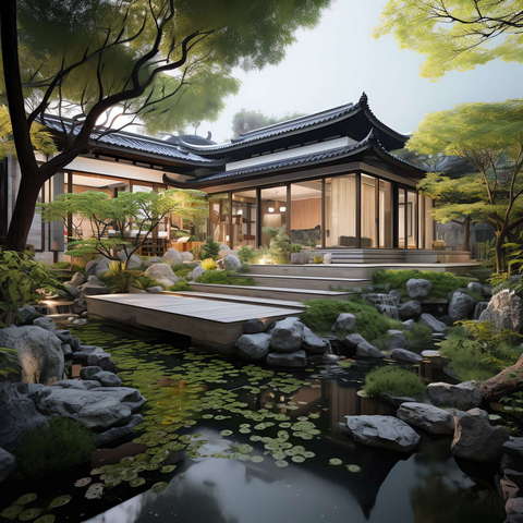 图片[51]-全球设计案例智能库_OJBKAI.COM别墅庭院景观Midjourney灵感图库-_设计智库－全球设计案例智能库_OJBKAI.COM-全球设计案例智能库_OJBKAI.COM设计智库