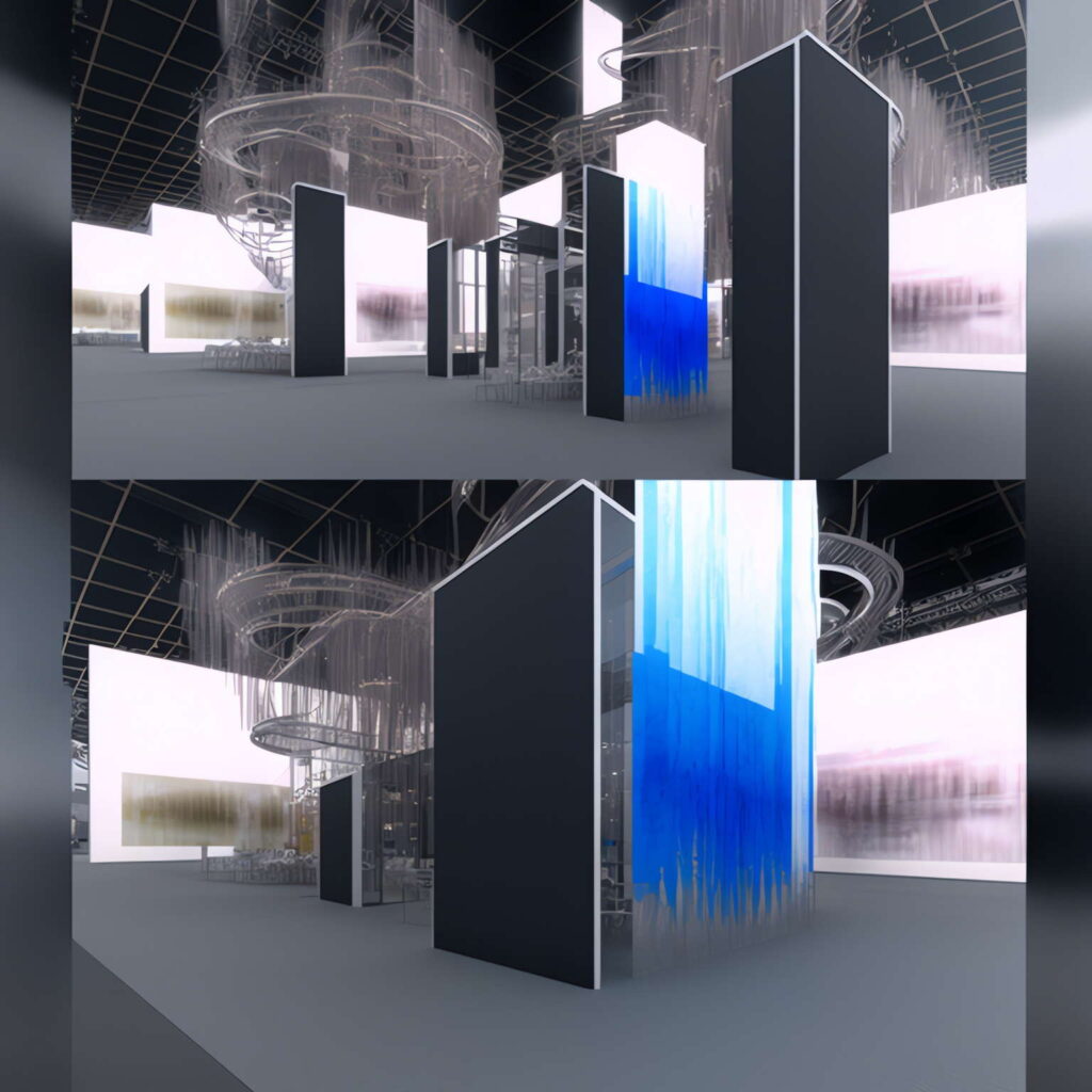 图片[15]-全球设计案例智能库_OJBKAI.COM现代前卫展厅展位Midjourney灵感图库-_设计智库－全球设计案例智能库_OJBKAI.COM-全球设计案例智能库_OJBKAI.COM设计智库