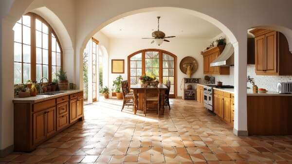 地中海厨房_Midjourney灵感图库106P-全球设计案例智能库_OJBKAI.COM设计智库