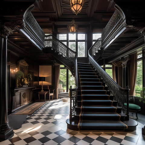 图片[36]-全球设计案例智能库_OJBKAI.COM新古典别墅楼梯Midjourney灵感图库-_设计智库－全球设计案例智能库_OJBKAI.COM-全球设计案例智能库_OJBKAI.COM设计智库