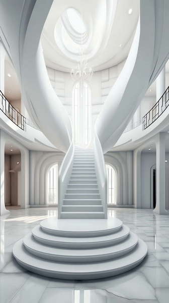 图片[21]-全球设计案例智能库_OJBKAI.COM现代风格白色楼梯Midjourney灵感图库-_设计智库－全球设计案例智能库_OJBKAI.COM-全球设计案例智能库_OJBKAI.COM设计智库