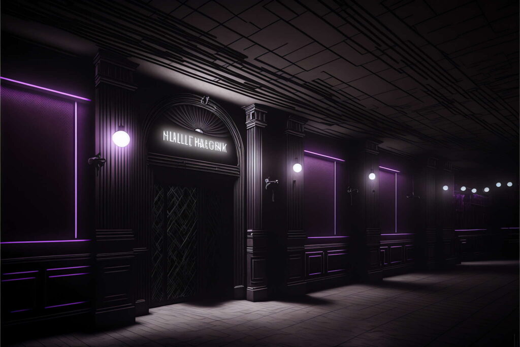 图片[48]-全球设计案例智能库_OJBKAI.COM赛博朋克风霓虹灯设计夜总会Midjourney灵感图库-_设计智库－全球设计案例智能库_OJBKAI.COM-全球设计案例智能库_OJBKAI.COM设计智库