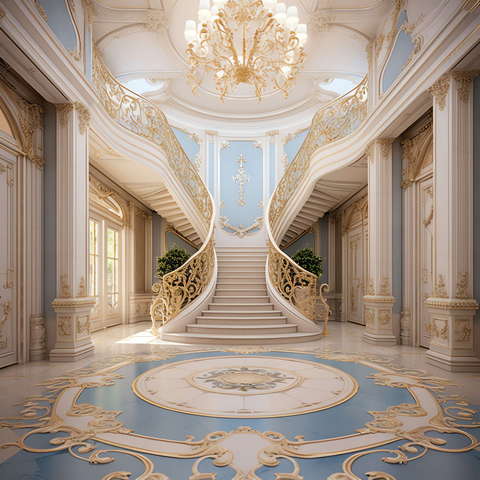 图片[16]-全球设计案例智能库_OJBKAI.COM别墅庄园新古典楼梯Midjourney灵感图库-_设计智库－全球设计案例智能库_OJBKAI.COM-全球设计案例智能库_OJBKAI.COM设计智库