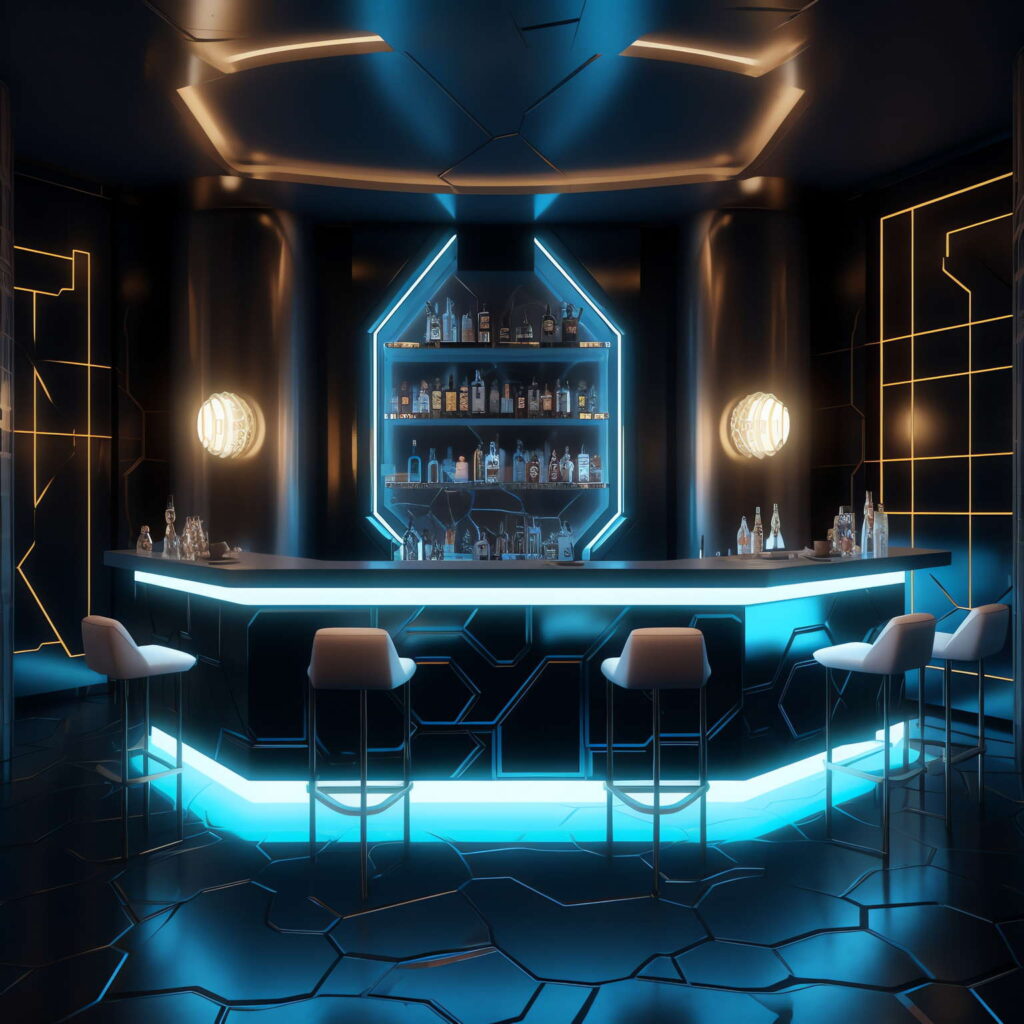图片[27]-全球设计案例智能库_OJBKAI.COM赛博朋克风霓虹灯设计酒吧吧台区_Midjourney灵感图库-_设计智库－全球设计案例智能库_OJBKAI.COM-全球设计案例智能库_OJBKAI.COM设计智库