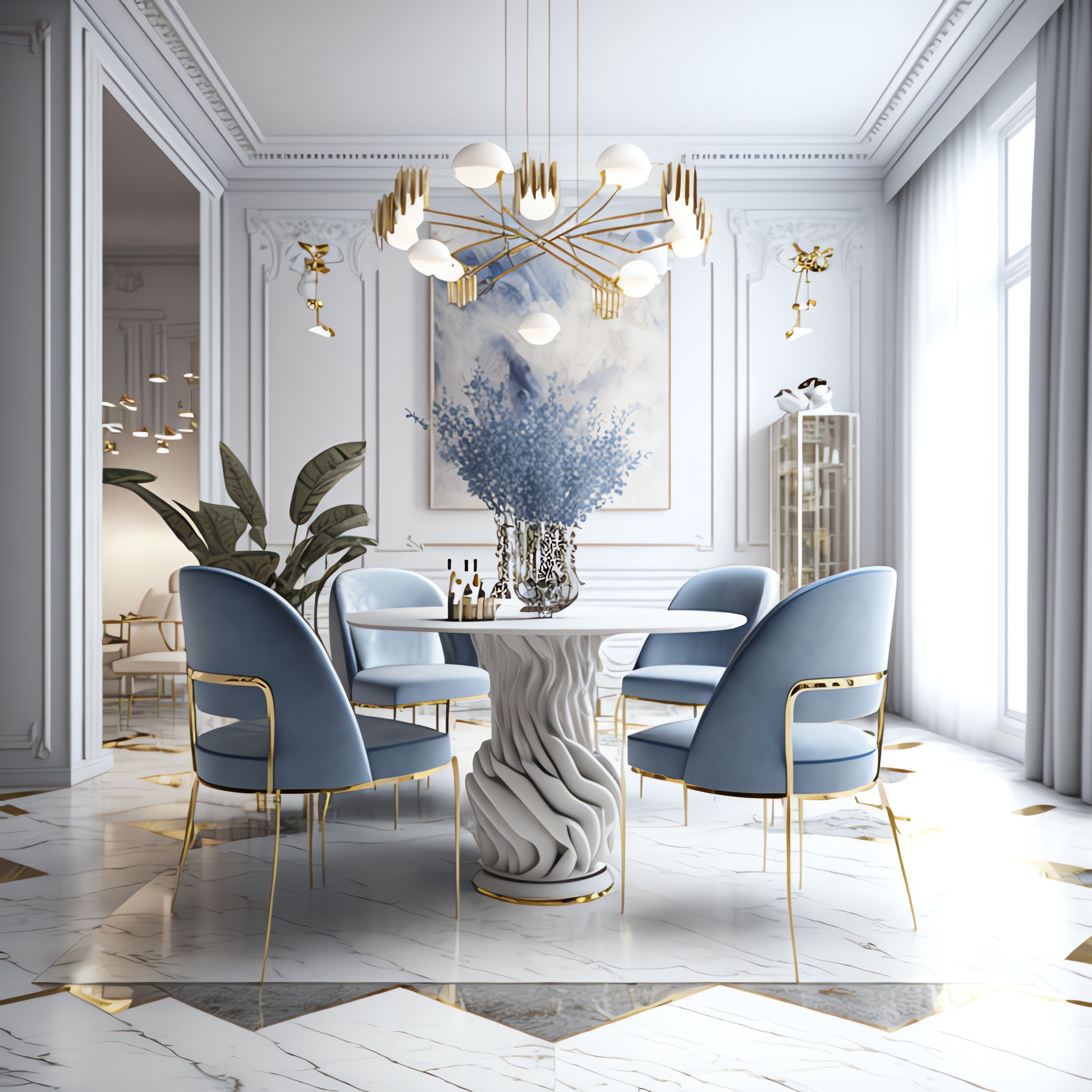 图片[28]-全球设计案例智能库_OJBKAI.COM轻奢简欧客餐厅_Midjourney灵感图库-全球设计案例智能库_OJBKAI.COM设计智库