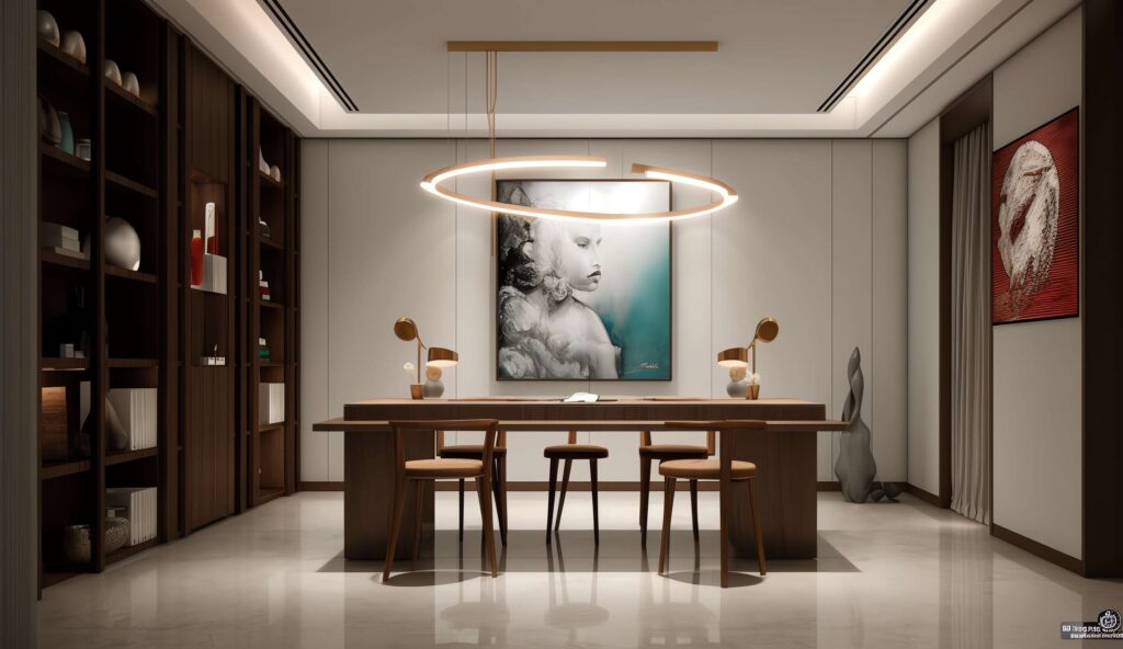 图片[11]-全球设计案例智能库_OJBKAI.COM新中式茶室书房Midjourney灵感图库-_设计智库－全球设计案例智能库_OJBKAI.COM-全球设计案例智能库_OJBKAI.COM设计智库