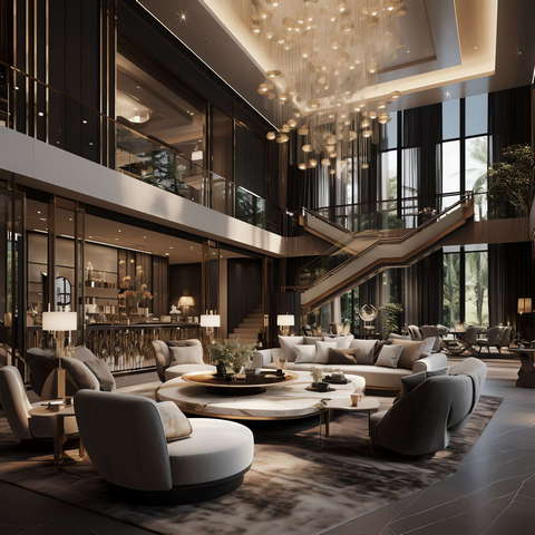 图片[12]-全球设计案例智能库_OJBKAI.COM现代前卫时尚挑高客厅Midjourney灵感图库-_设计智库－全球设计案例智能库_OJBKAI.COM-全球设计案例智能库_OJBKAI.COM设计智库