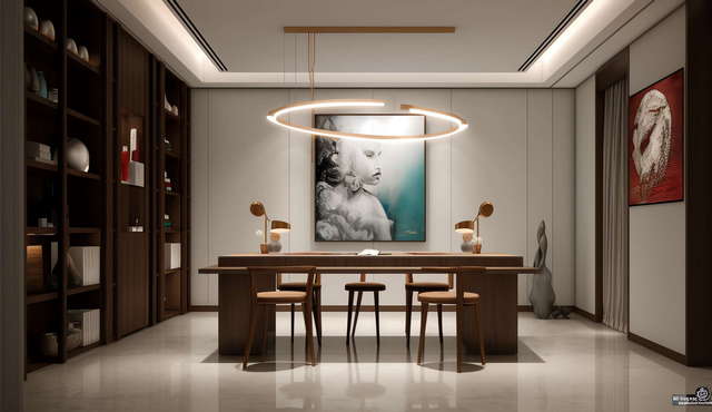 图片[11]-全球设计案例智能库_OJBKAI.COM新中式茶室书房Midjourney灵感图库-_设计智库－全球设计案例智能库_OJBKAI.COM-全球设计案例智能库_OJBKAI.COM设计智库