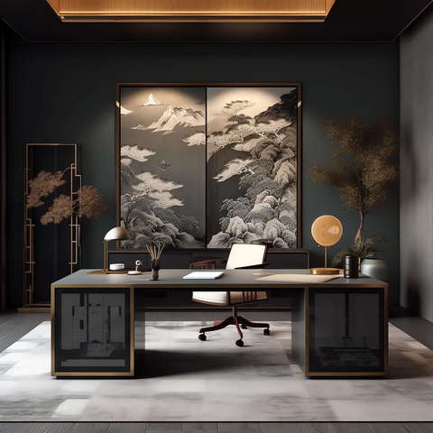图片[11]-全球设计案例智能库_OJBKAI.COM新中式书房Midjourney灵感图库-_设计智库－全球设计案例智能库_OJBKAI.COM-全球设计案例智能库_OJBKAI.COM设计智库