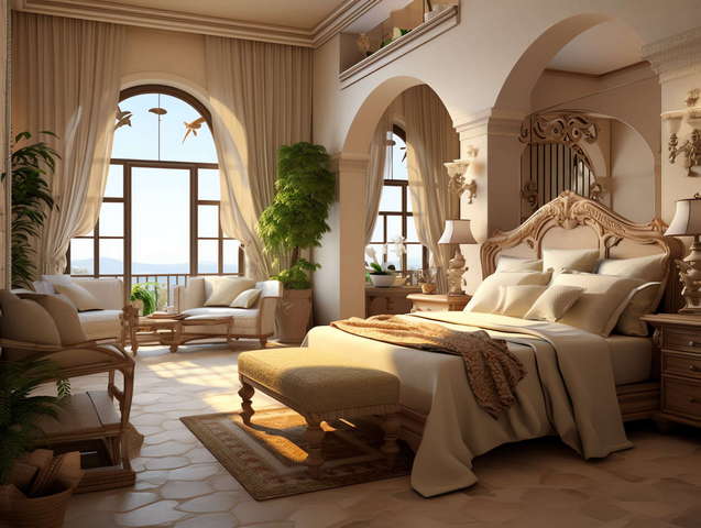 图片[3]-全球设计案例智能库_OJBKAI.COM家装地中海卧室Midjourney灵感图库-_设计智库－全球设计案例智能库_OJBKAI.COM-全球设计案例智能库_OJBKAI.COM设计智库