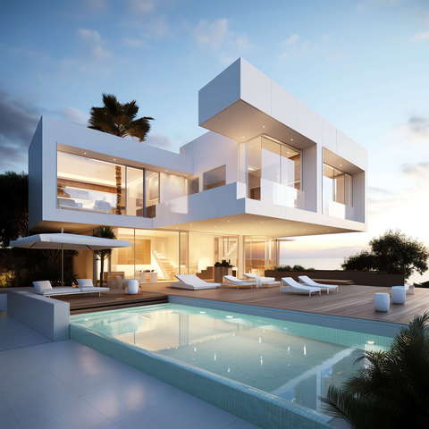 图片[3]-全球设计案例智能库_OJBKAI.COM别墅建筑外观Midjourney灵感图库-_设计智库－全球设计案例智能库_OJBKAI.COM-全球设计案例智能库_OJBKAI.COM设计智库