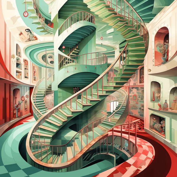 图片[12]-全球设计案例智能库_OJBKAI.COM色彩艺术楼梯Midjourney灵感图库-_设计智库－全球设计案例智能库_OJBKAI.COM-全球设计案例智能库_OJBKAI.COM设计智库