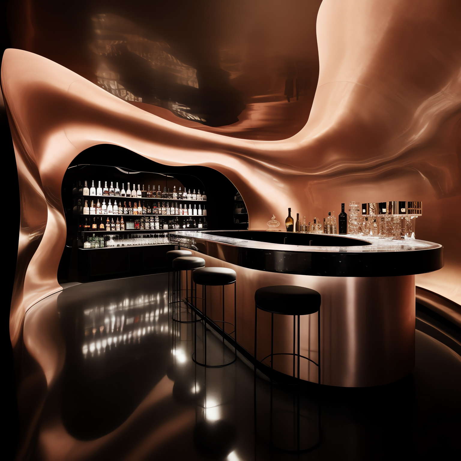 色彩前卫艺术酒吧吧台区Midjourney灵感图库-_设计智库-全球设计案例智能库_OJBKAI.COM-全球设计案例智能库_OJBKAI.COM设计智库