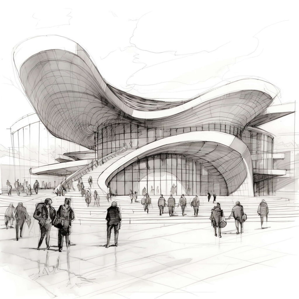 图片[25]-全球设计案例智能库_OJBKAI.COM现代建筑草图Midjourney灵感图库-名师联智库－全球设计案例智能库名师联素材平台-全球设计案例智能库_OJBKAI.COM设计智库