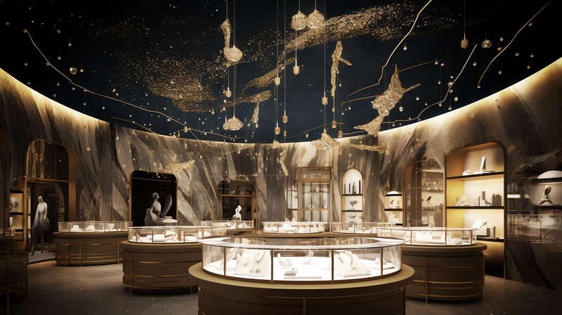 图片[2]-全球设计案例智能库_OJBKAI.COM轻奢前卫时尚珠宝店Midjourney灵感图库-_设计智库－全球设计案例智能库_OJBKAI.COM-全球设计案例智能库_OJBKAI.COM设计智库