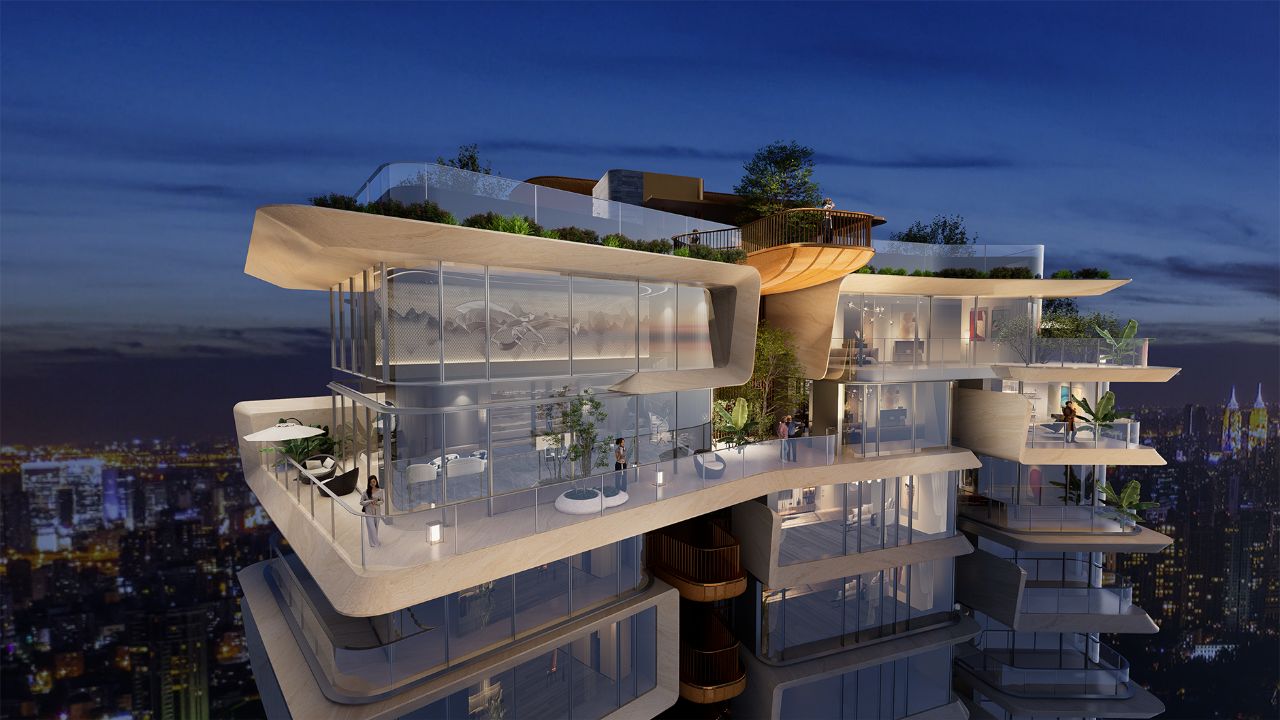 【CCD】 验资1000万的空中四重院顶奢大宅 一成都金融城贝宸S1 中国“第四代住宅”标杆！| 74P-全球设计案例智能库_OJBKAI.COM设计智库