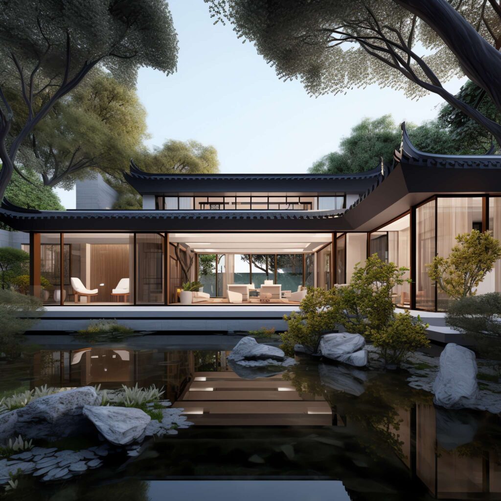 图片[16]-全球设计案例智能库_OJBKAI.COM中式别墅庭院Midjourney灵感图库-_设计智库－全球设计案例智能库_OJBKAI.COM-全球设计案例智能库_OJBKAI.COM设计智库