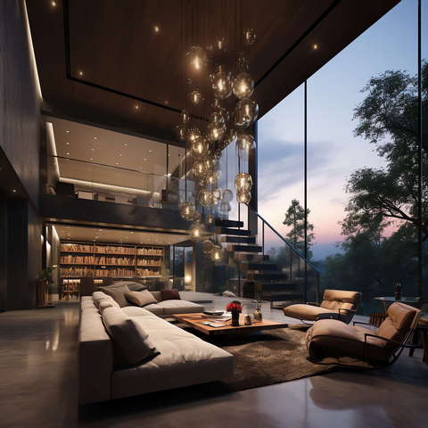 图片[25]-全球设计案例智能库_OJBKAI.COM现代挑高客厅_Midjourney灵感图库673p-全球设计案例智能库_OJBKAI.COM设计智库