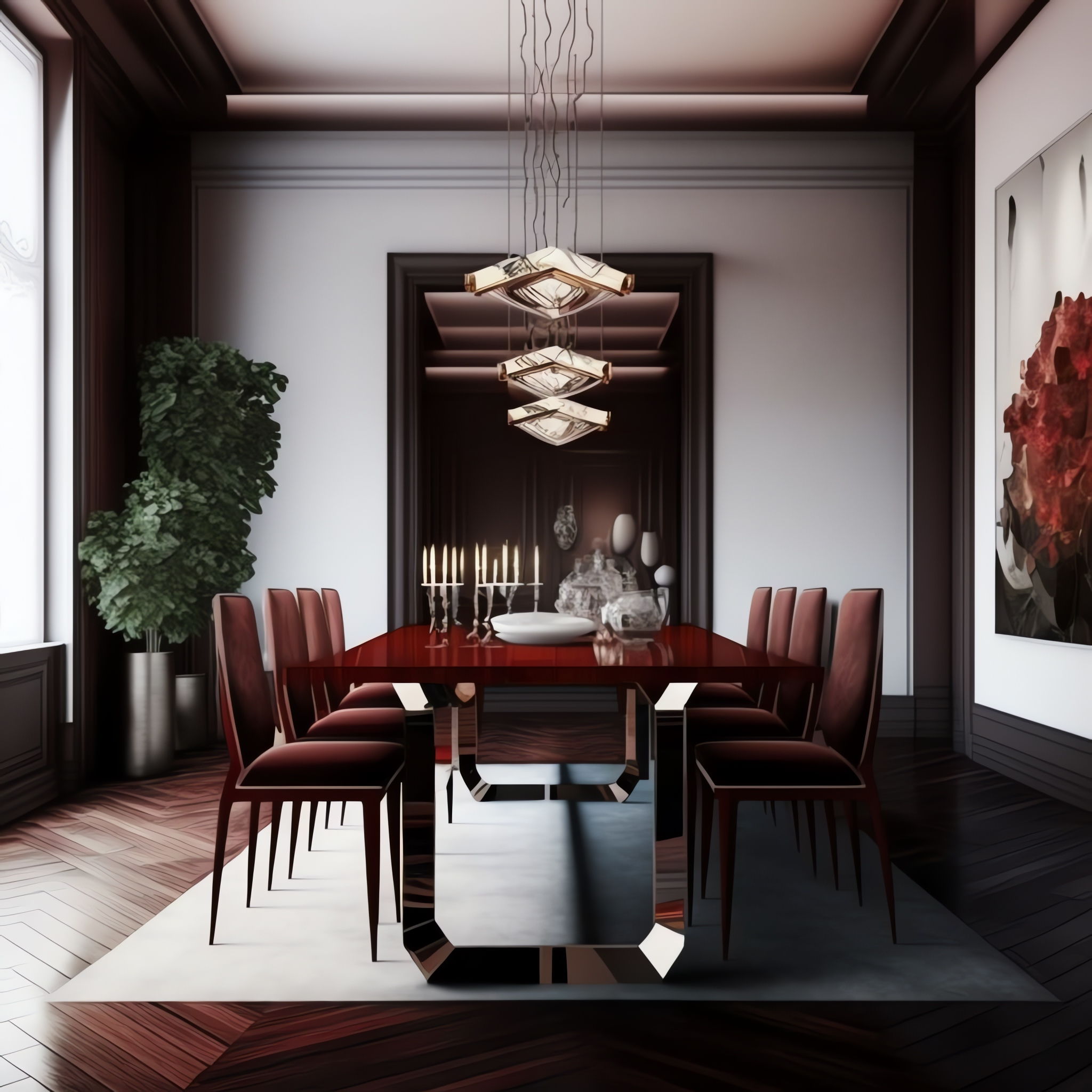 图片[49]-全球设计案例智能库_OJBKAI.COM轻奢简欧客餐厅_Midjourney灵感图库-全球设计案例智能库_OJBKAI.COM设计智库