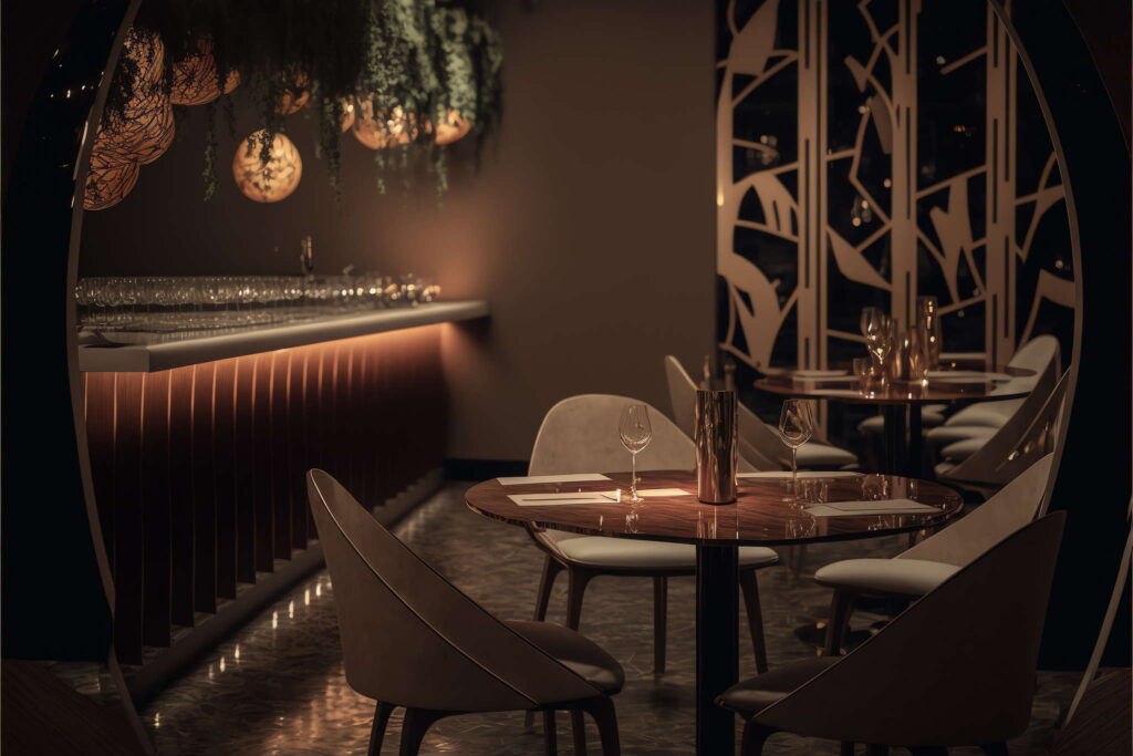 图片[51]-全球设计案例智能库_OJBKAI.COM餐厅酒吧区Midjourney灵感图库-_设计智库－全球设计案例智能库_OJBKAI.COM-全球设计案例智能库_OJBKAI.COM设计智库