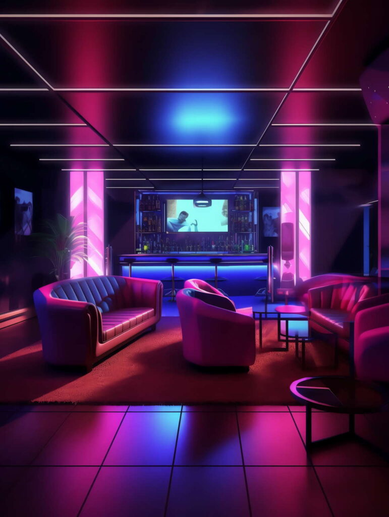 图片[52]-全球设计案例智能库_OJBKAI.COM赛博朋克风霓虹灯设计KTV酒吧_Midjourney灵感图库-_设计智库－全球设计案例智能库_OJBKAI.COM-全球设计案例智能库_OJBKAI.COM设计智库
