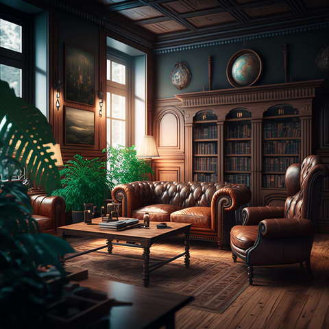 图片[5]-全球设计案例智能库_OJBKAI.COM欧式书房客厅设计Midjourney灵感图库-_设计智库－全球设计案例智能库_OJBKAI.COM-全球设计案例智能库_OJBKAI.COM设计智库