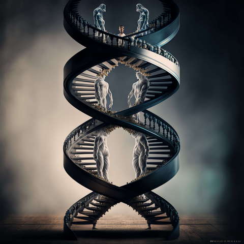 科幻旋转楼梯-4_Midjourney灵感图库-设计智库－全球设计案例智能库_OJBKAI.COM-全球设计案例智能库_OJBKAI.COM设计智库