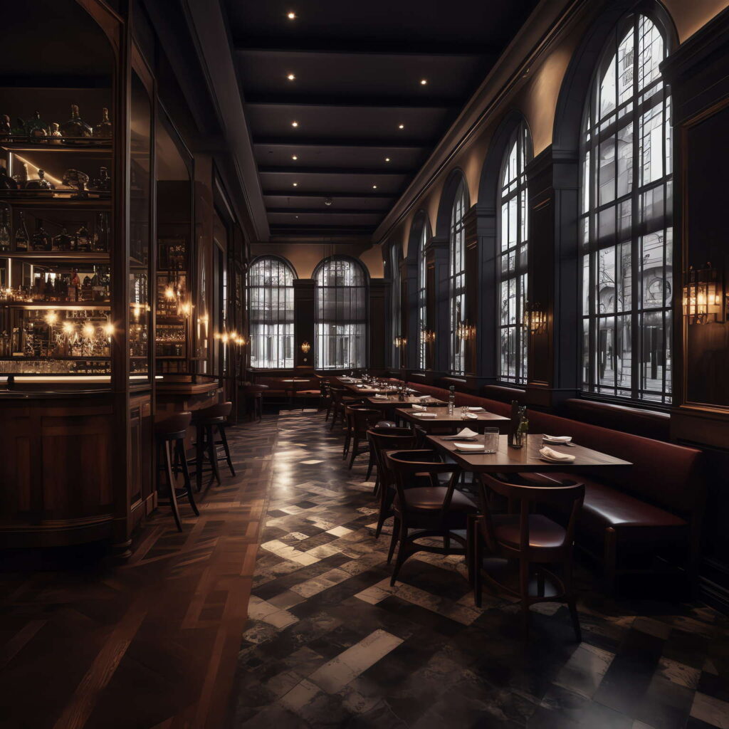 图片[2]-全球设计案例智能库_OJBKAI.COM复古酒吧台_Midjourney灵感图库-_设计智库－全球设计案例智能库_OJBKAI.COM-全球设计案例智能库_OJBKAI.COM设计智库