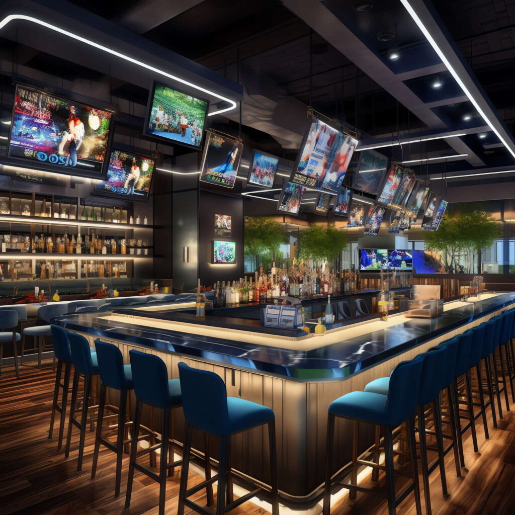 图片[85]-全球设计案例智能库_OJBKAI.COM赛博朋克风霓虹灯设计酒吧吧台区_Midjourney灵感图库-_设计智库－全球设计案例智能库_OJBKAI.COM-全球设计案例智能库_OJBKAI.COM设计智库